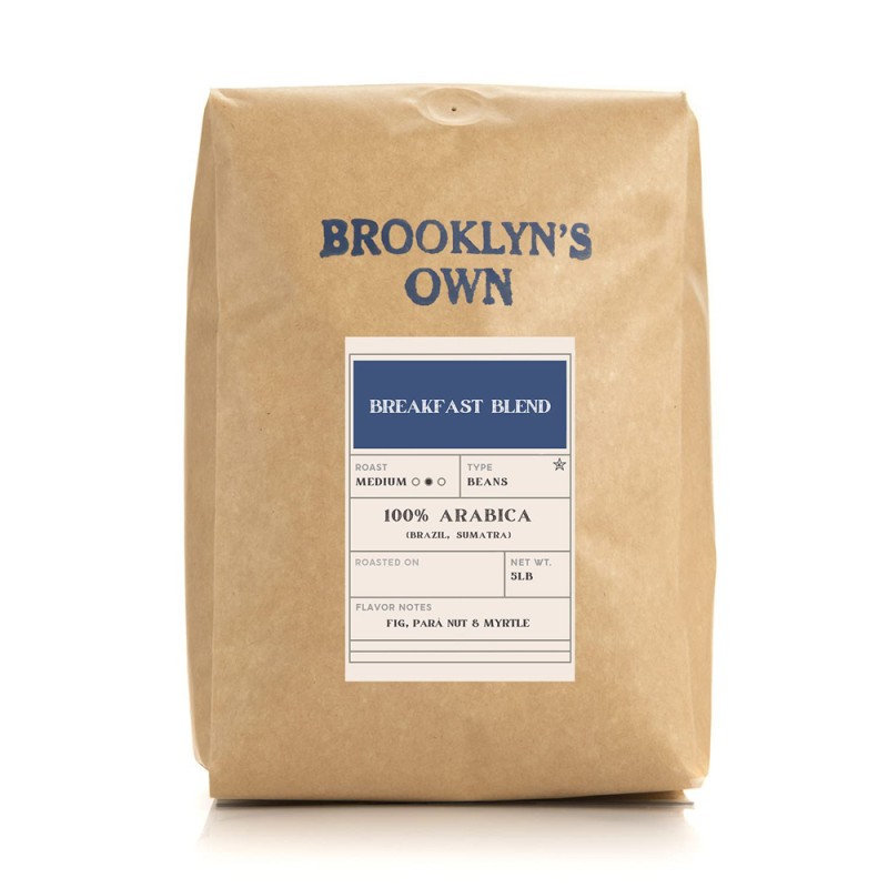 Brooklyn's Own Breakfast Blend Beans