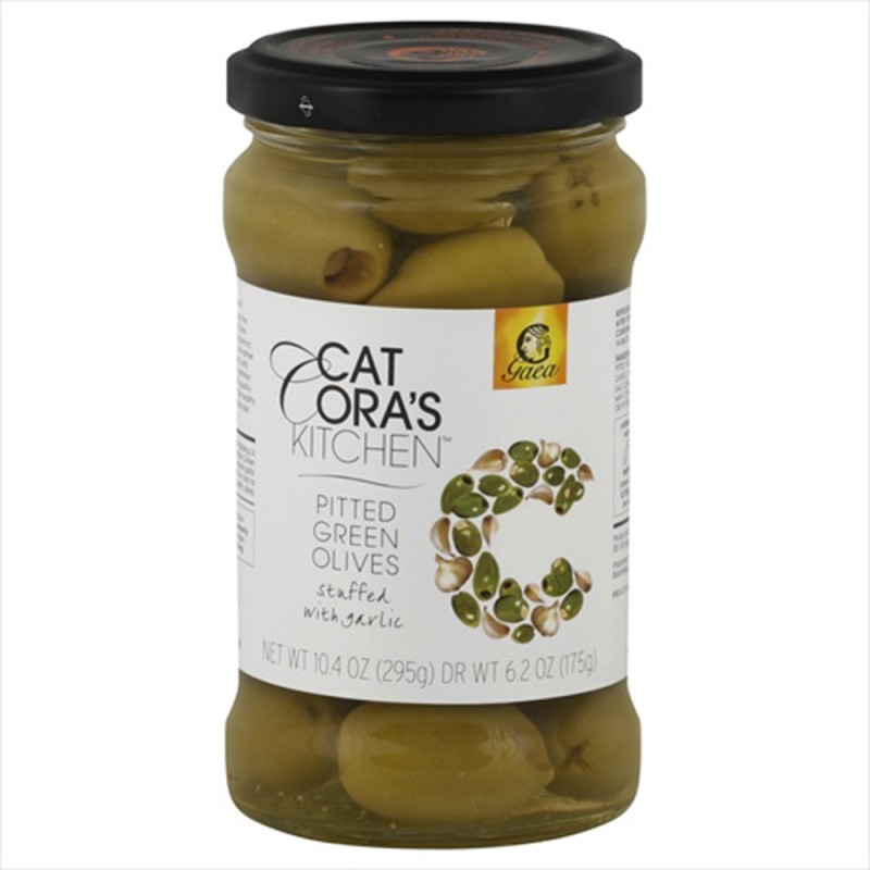 GAEA STUFFED GREEN OLIVES WITH GARLIC