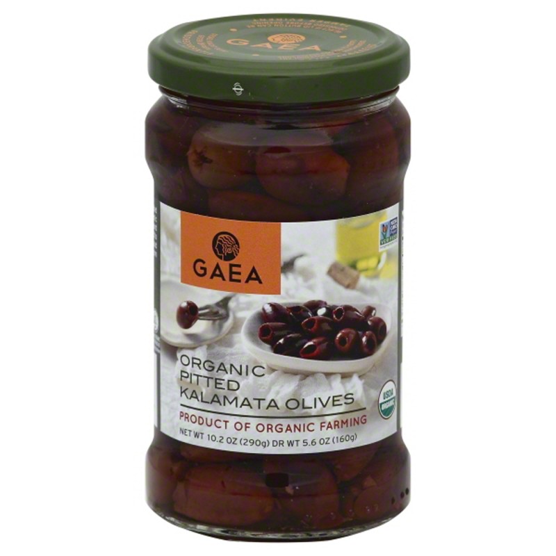 Gaea Organic Pitted Kalamata Olives