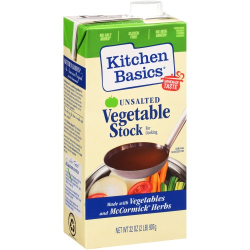 KITCHEN BASICE UNSALTED VEGETABLE STOCK