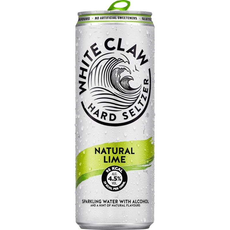 WHITE CLAW HARD SELTZER NATURAL LIME