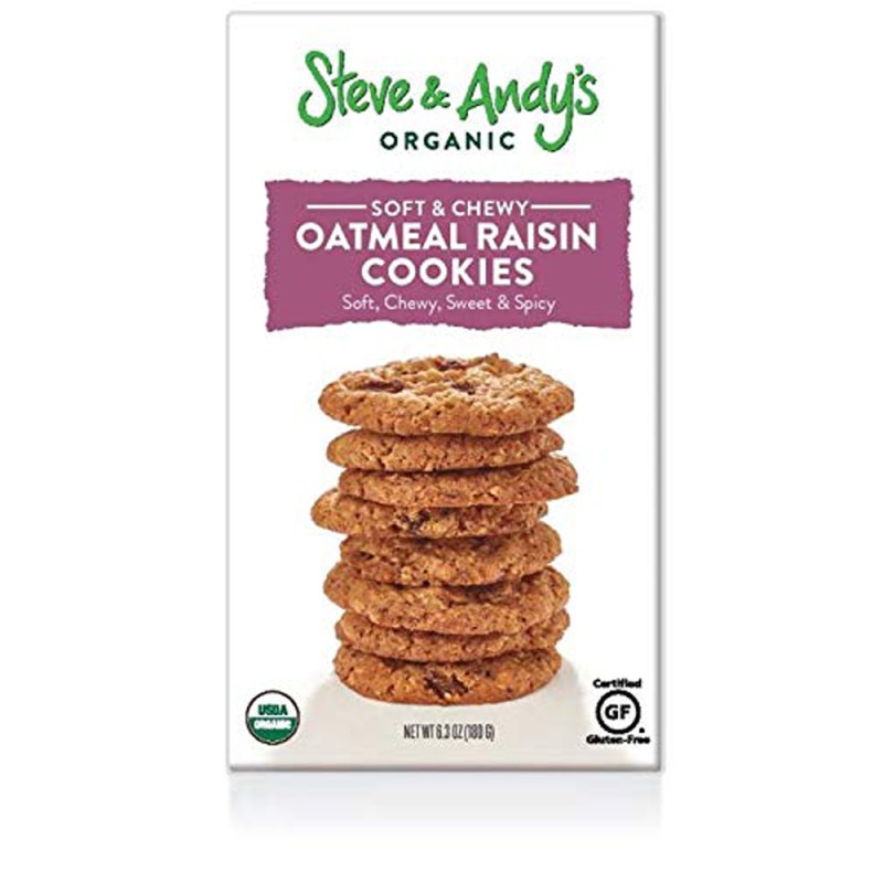 STEVE & ANDY'S OATMEAL RAISIN COOKIES