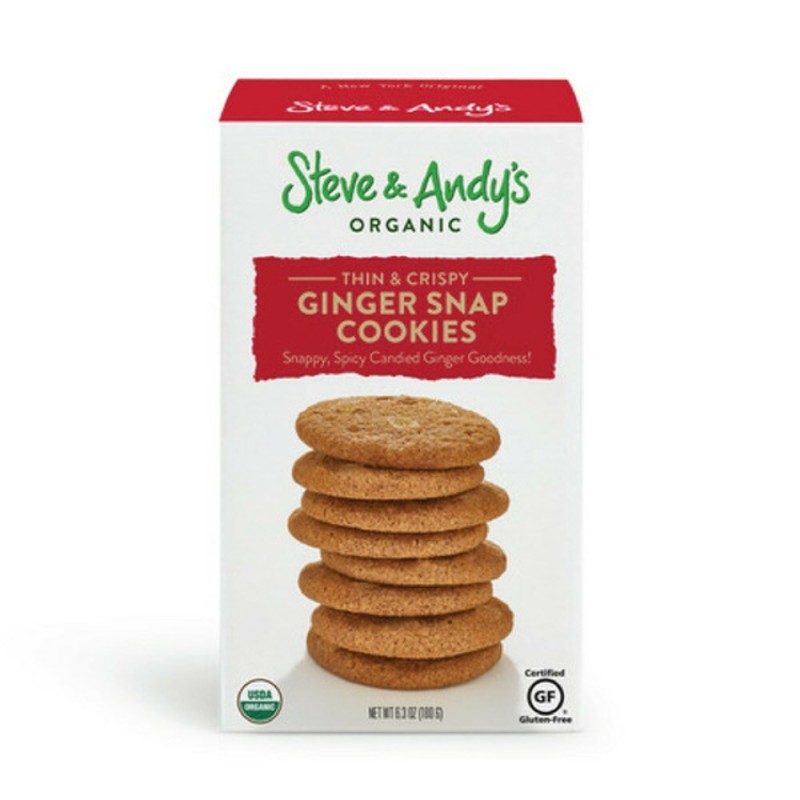 Steve & Andy's Organic Cookies Ginger Snap