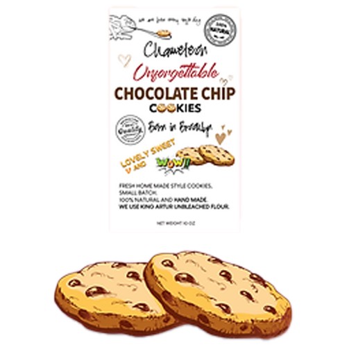 Chameleon Cookies Chocolate Chip