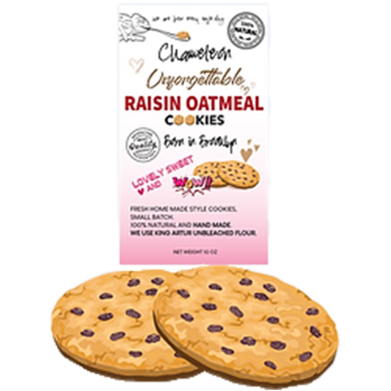 Chameleon Cookies Raisin Oatmeal