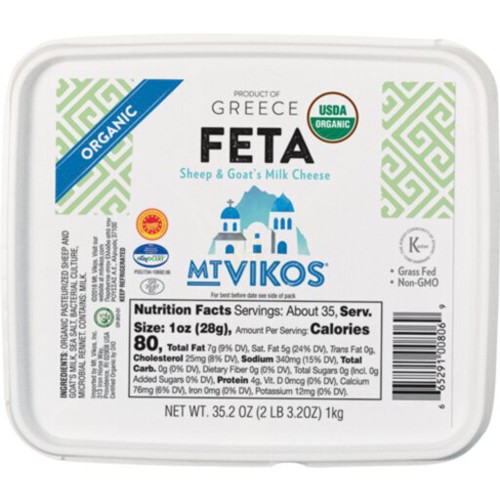 Mt Vikos Organic Greece Feta