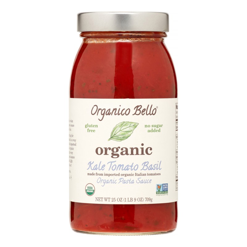 Organico Bello Kale Tomato Basil Pasta Sauce