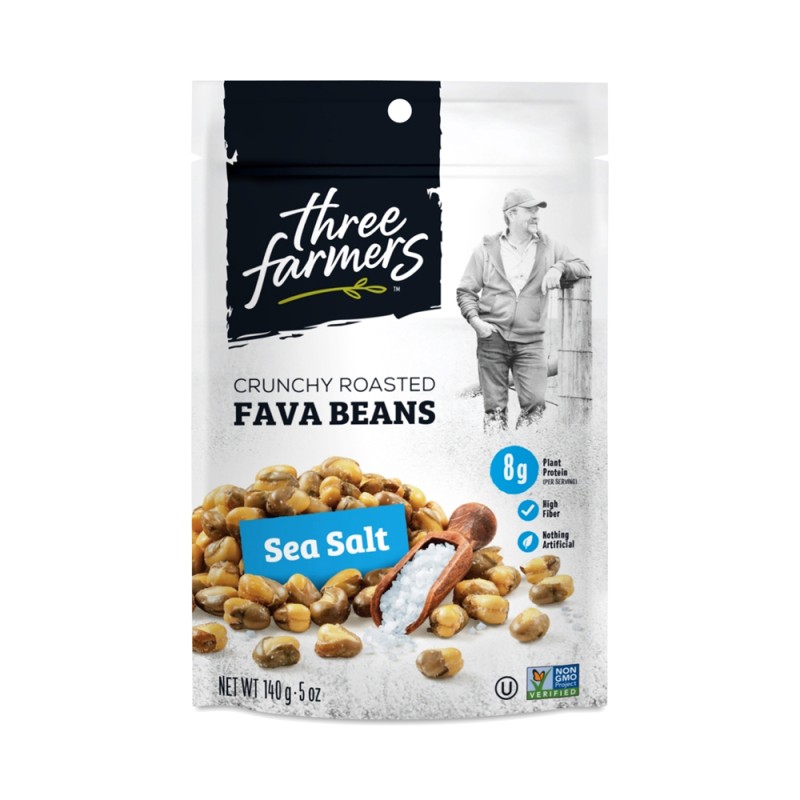 Three Farmers Sea Salt Roasted Fava Beans