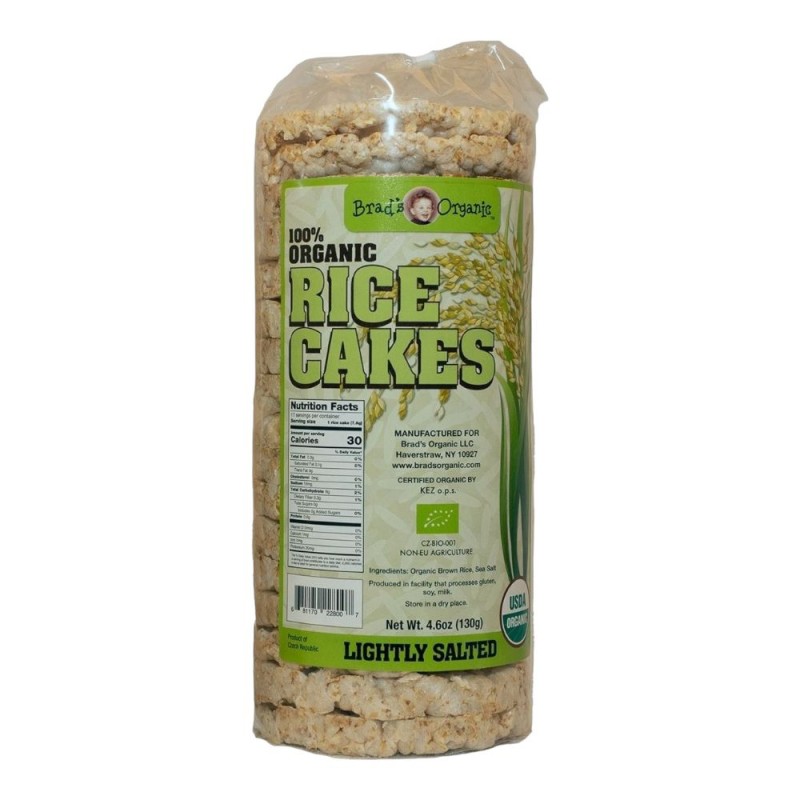 BRAD'S ORG RICE CAKES LIGHTLY SALTED