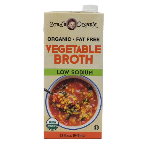 Brad's Organic Vegetable Broth LOw Sodium