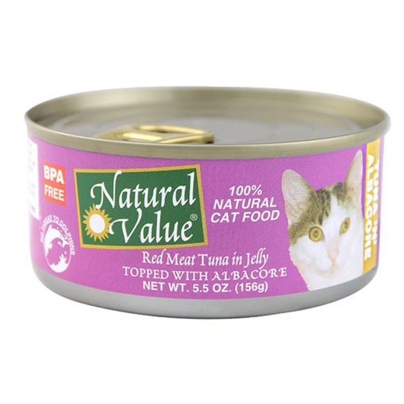 Natural Value TUNA & albacore cat food 5.5 oz