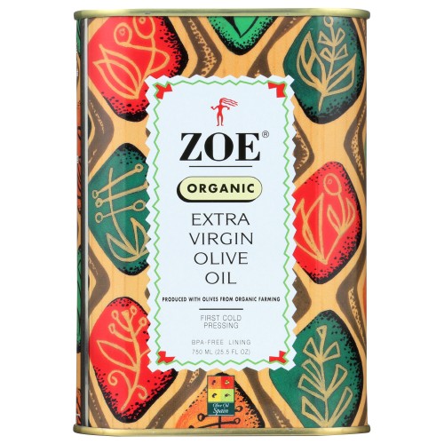 Zoe Organic Extra Virgin Olive Oil 750ml