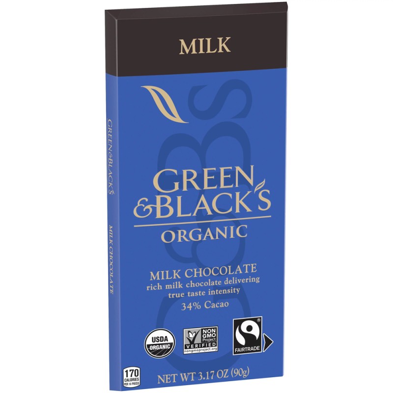 GREEN & BLACK'S MILK CHOCOLATE 34% CACAO