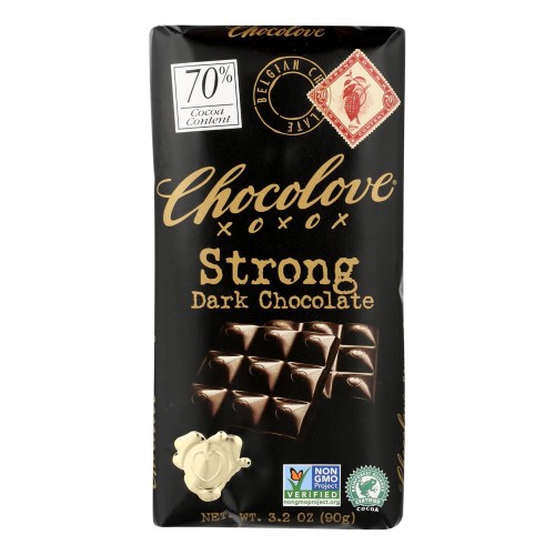 CHOCOLOVE STRONG DARK CHOCOLATE