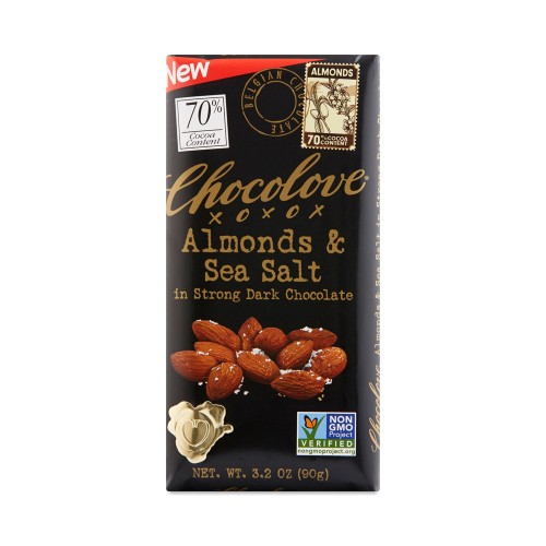 CHOCOLOVE XOXO ALMONDS & SEA SALT