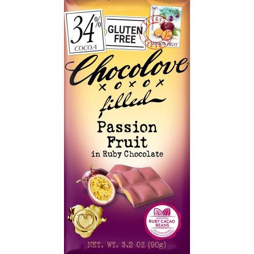 CHOCOLOVE PASSION FRUIT IN RUBY CHOCOLATE