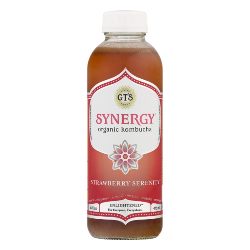 Gt's Kombucha Strawbeery Serenity