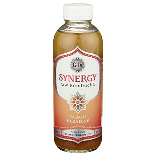 GT’s Synergy Kombucha Peach Paradise