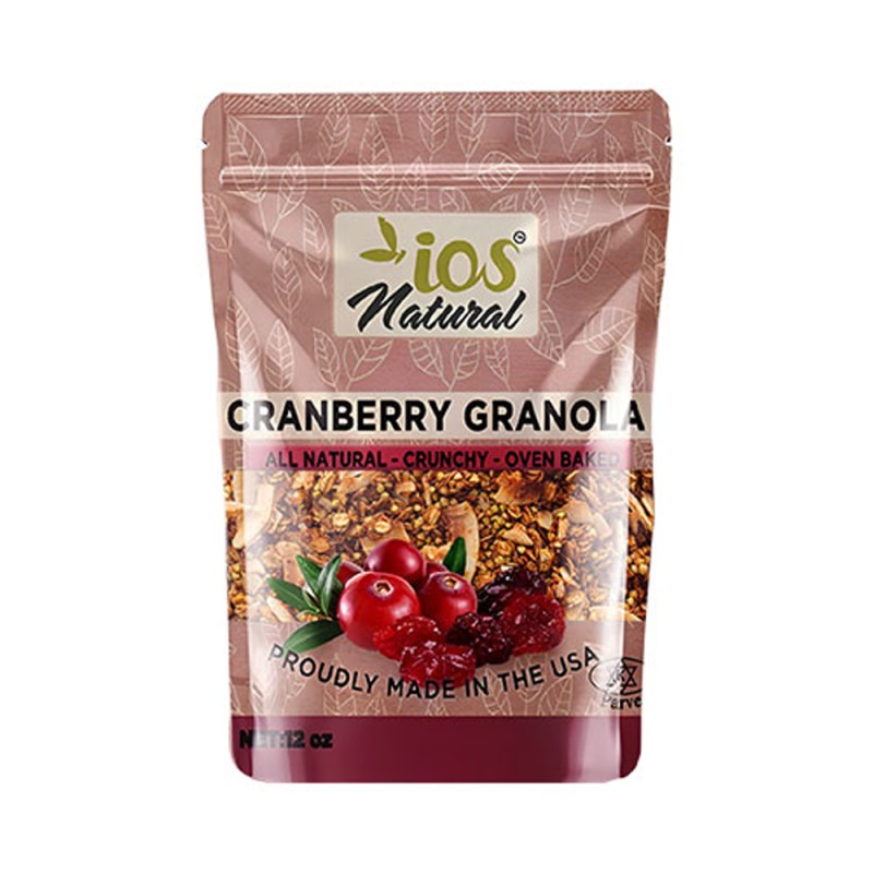 Ios Natural Cranberry Granola