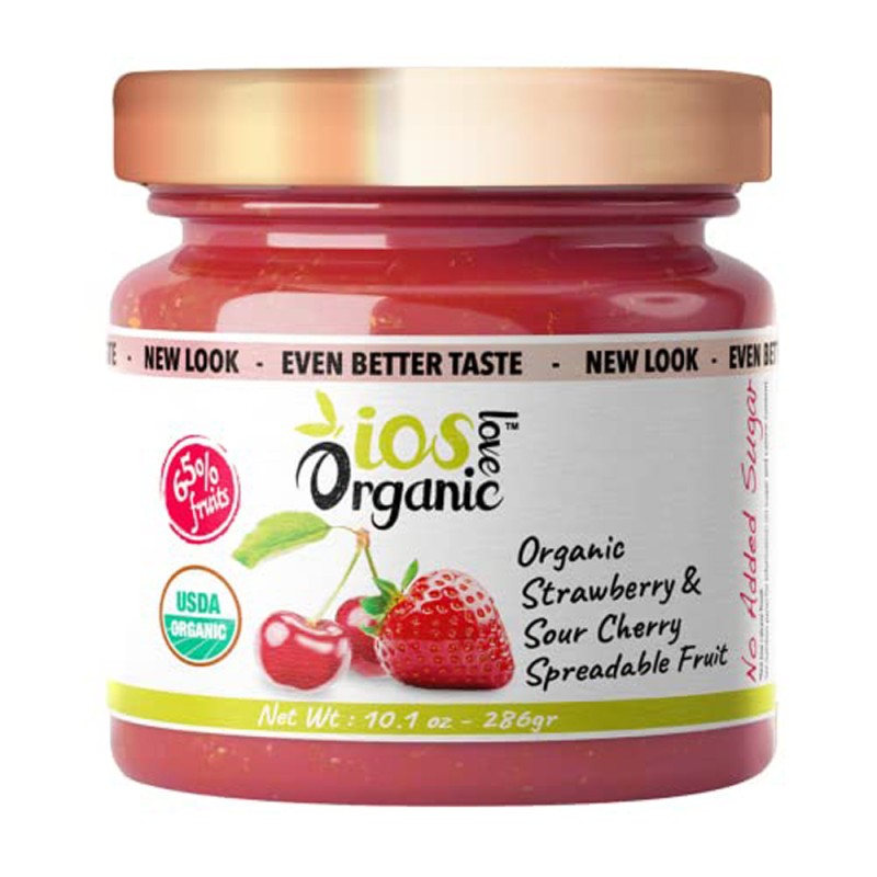 IOS Organic Spread Strawberry & Cherry