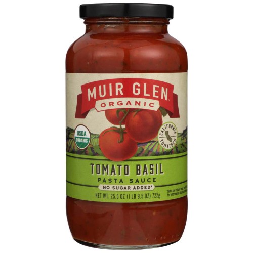 Muir Glen Organic Tomato Basil Pasta Sauce, 25.5 oz