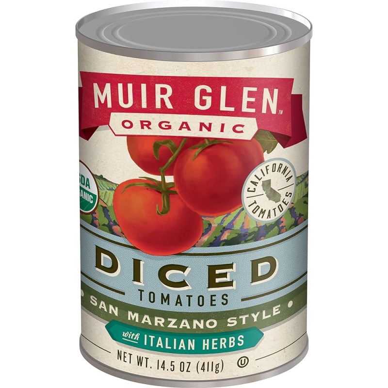 Muir Glen Organic Diced Tomatoes with Italian Herbs