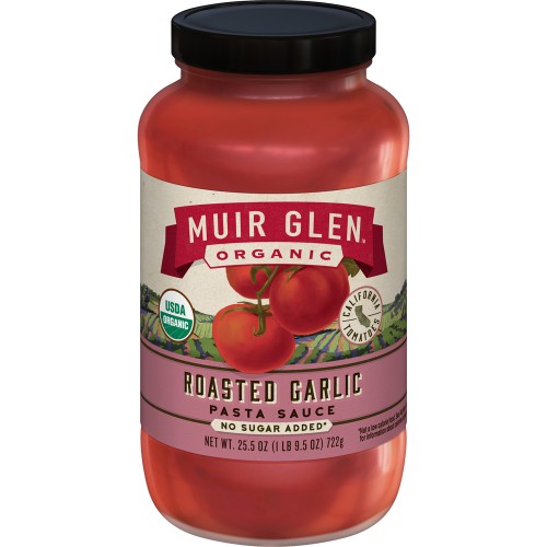 Muir Glen Organic  ROASTED GARLIC PASTA SAUCE 25.5 OZ