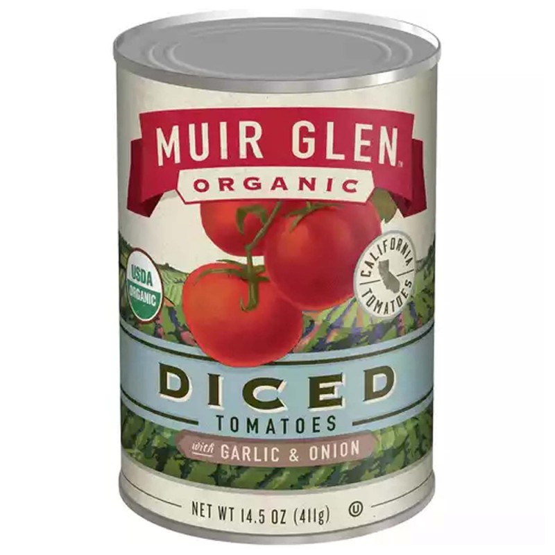 Muir glen organic diced tomatoes garlic & onion