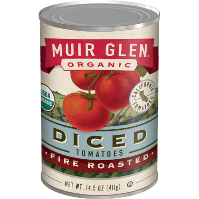 Muir Glen Tomatoes Diced Fire Roasted