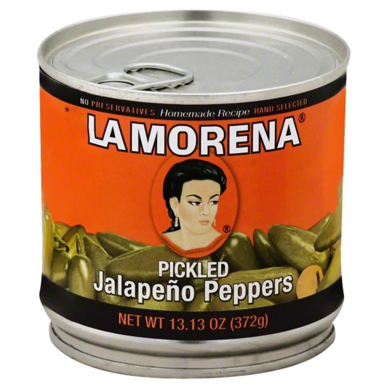 LA MORENA WHOLE PICKLED JALAPENO PEPPERS