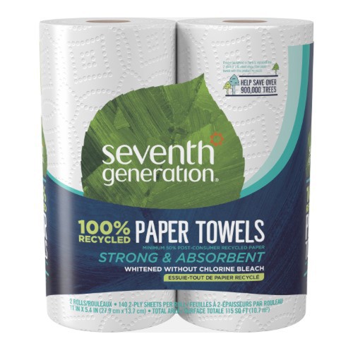 Seventh Generation Paper Towels, 100% Recycled Paper,