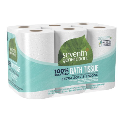 Seventh Generation Bath Tissue 12 Rolls