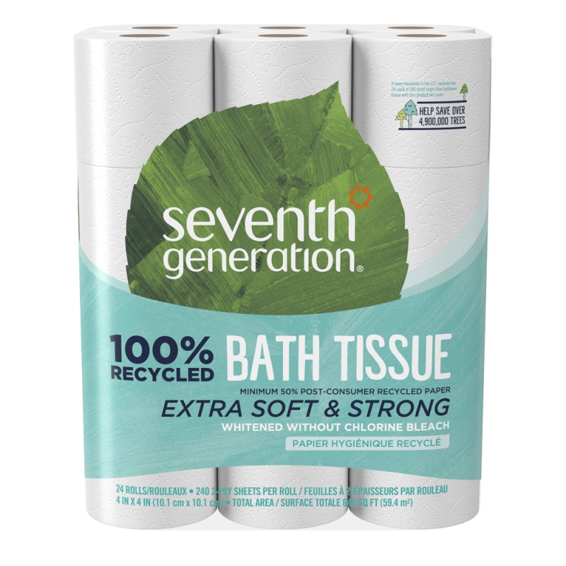 Seventh Generation White Toilet Paper - 24.0 Ea