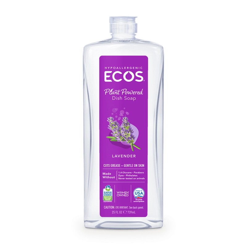 ECOS Dishwashing Liquid - Lavender - 25 oz