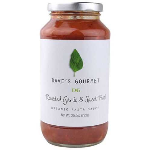 Dave's Gourmet Organic Roasted Garlic & Basil