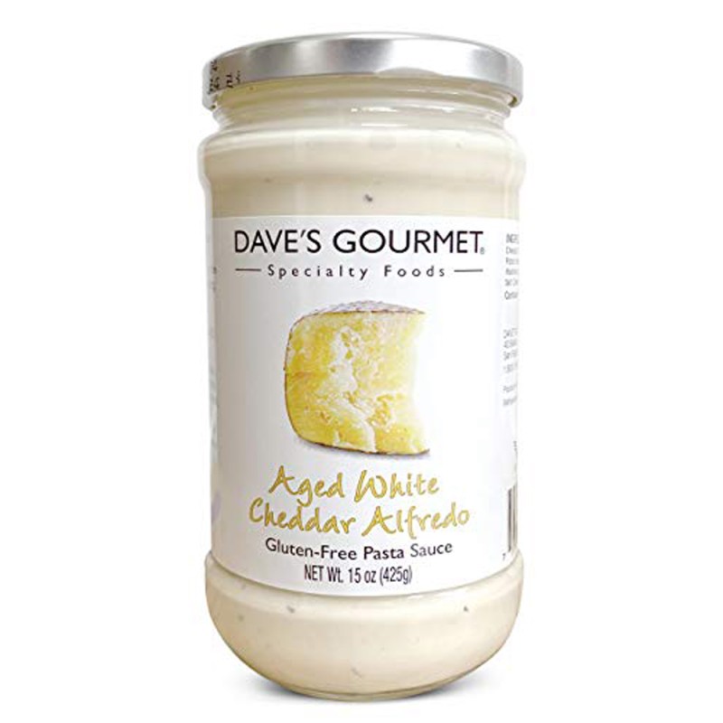 Dave's Gourmet Aged chedder Alfredo Sauce