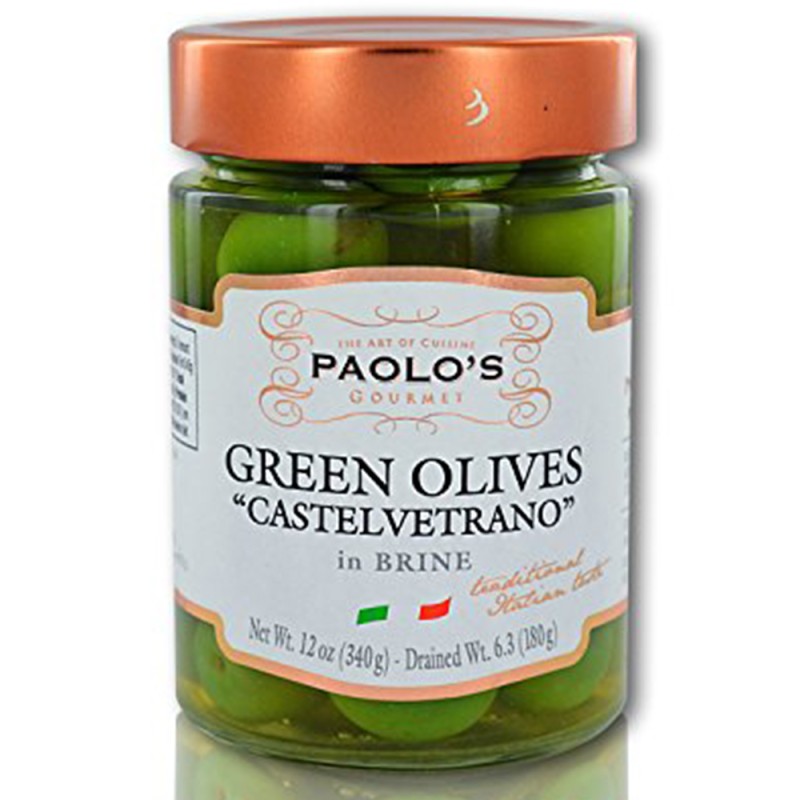 Paolo's Green Olives Castelvetrano in Brine