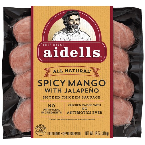 Aidells Chicken Sausage Spicy Mango