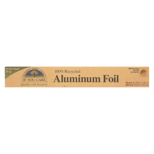 If You Care 100% Recycled Aluminum Foil Roll, 24 CUT SHEETS