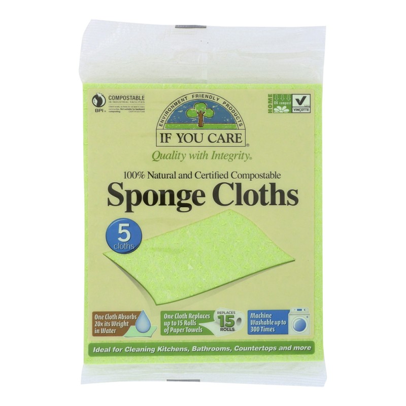 IF YOU CARE REUSABLE SPONGE CLOTHS