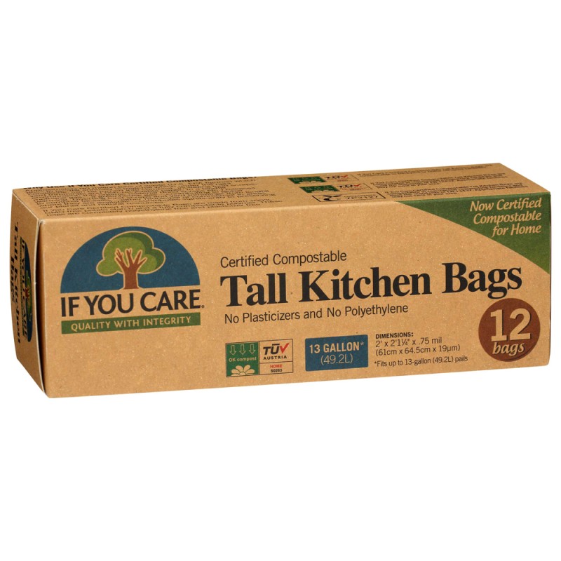 If You Care Bioplastic 12-Count 13 Gal Bags