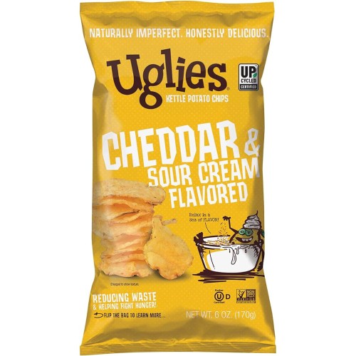 Uglies Potato Chips Cheddar & Sour Cream