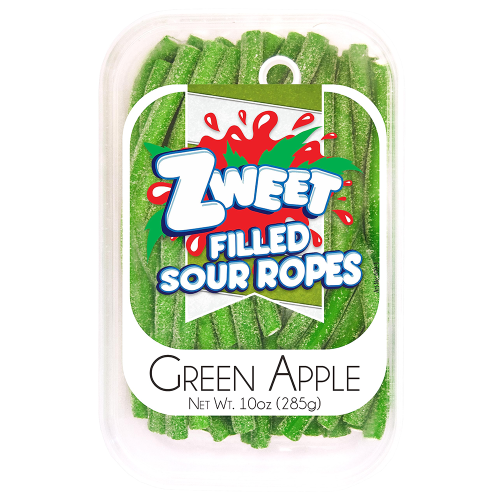 Zweet Filled Sour Ropes Green Grapes