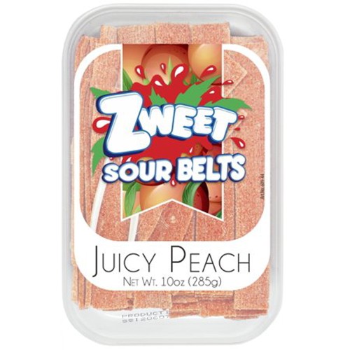 ZWEET SOUR BELTS JUICY PEACH