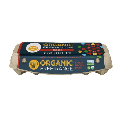 Nature's Yoke Organic Large brown Eggs