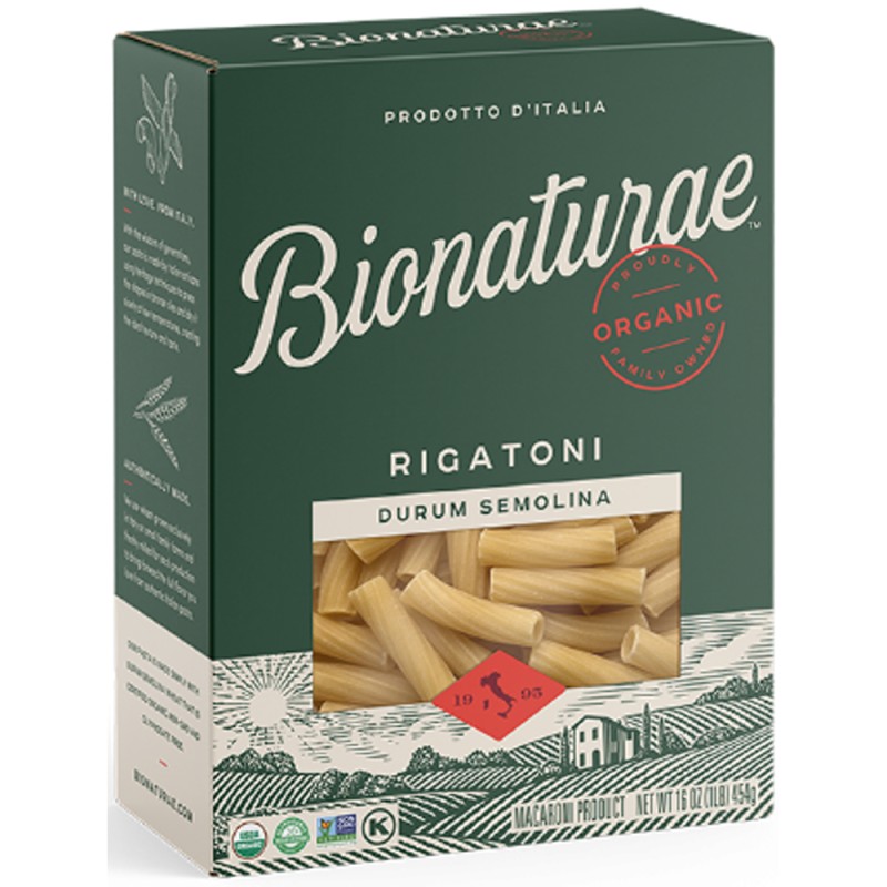 Bionaturae Organic Rigatoni Semolina