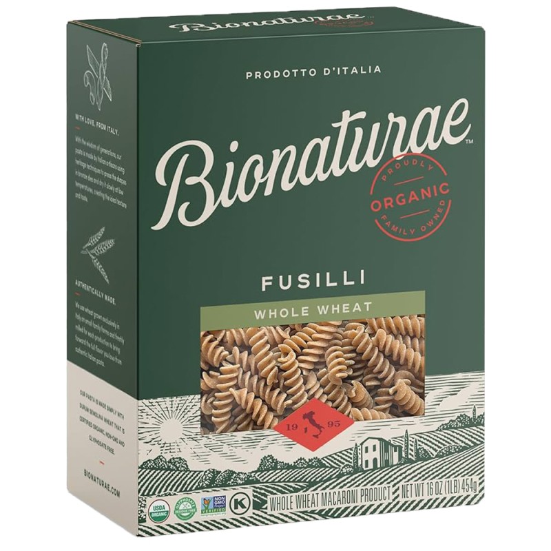 Bionaturae Organic Whole Wheat Fusilli