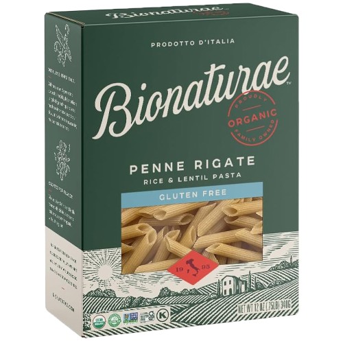 Bionaturae Organic Pasta Whole Wheat Penne Rigate