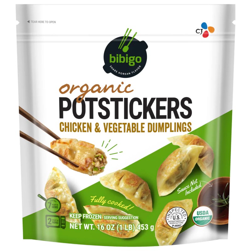 CJ Bibigo Organic Chicken & Vegetable Potstickers