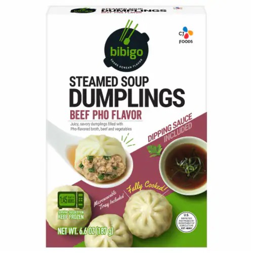 Bibigo Steamed Dumplings Beef Pho